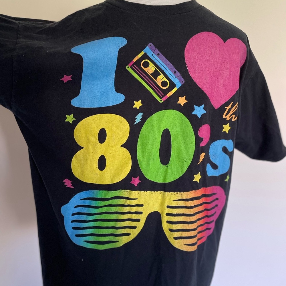 Retro 80's T-Shirt - Black